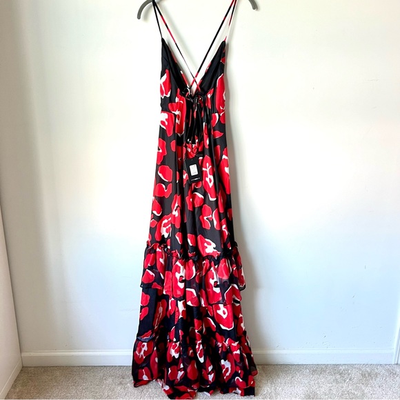 NWT FASHION NOVA Jacie Floral Ruffled Maxi Dress—SZ. Medium - Picture 13 of 17